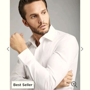 Bruer dress white shirt 40 15 3/4